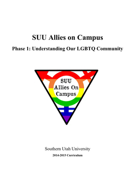 SUU Allies on Campus Phase 1: Understanding Our LGBTQ Community