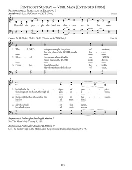 Pentecost Sunday — Vigil Mass (Extended Form)