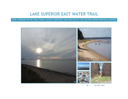 Lake Superior East Water Trail