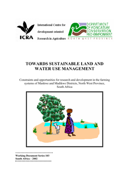 Towards Sustainable Land and Water Use Management