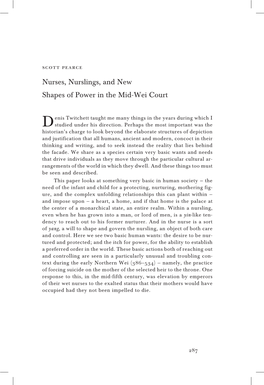 Nurses, Nurslings, and New Shapes of Power in the Mid-Wei Court