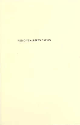 Pessoa's Alberto Caeiro