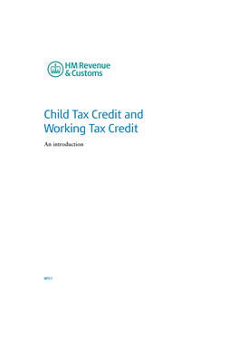 Child Tax Credit and Working Tax Credit