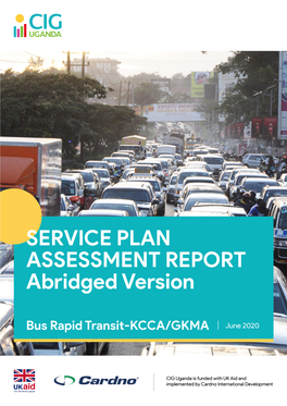 SERVICE PLAN ASSESSMENT REPORT Abridged Version