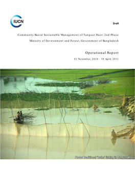 Community Based Sustainable Management of Tanguar Haor Project