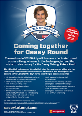 Coming Together for Casey Round