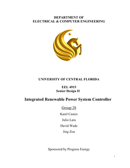 Integrated Renewable Power System Controller
