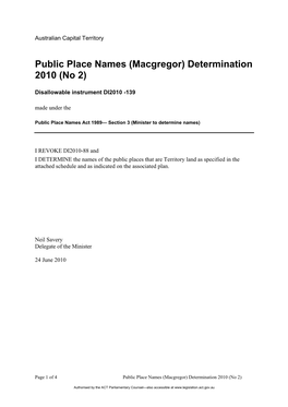 DI2003 Nomenclature