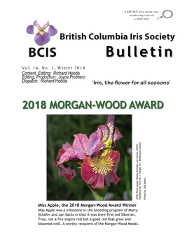 Winter2019 Winter 2019 BCIS Bulletin