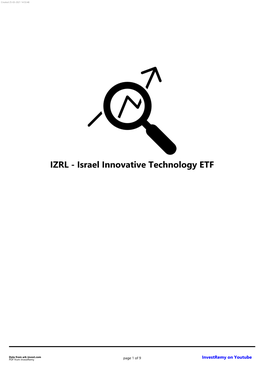 ARK Invest Change to the ETF Holdings