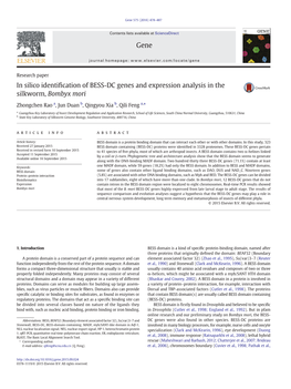 In Silico Identification of BESS-DC Genes and Expression Analysis In
