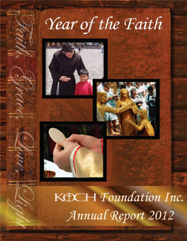 Koch Foundation 2012 Annual Report