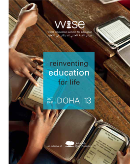 2013 WISE Summit • Reinventing Education for Life