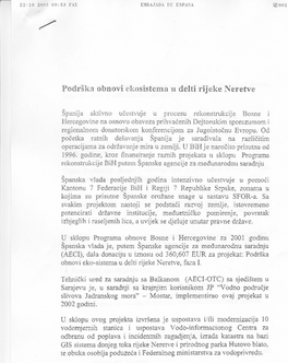 Podrška Obnovi Ekosistema Il Delti Rijeke Neretve