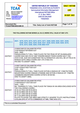 Doc 20210909024413 NOTAM CURRENT 09 SEPT 2021.Pdf