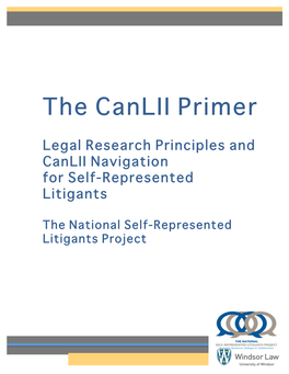 The Canlii Primer