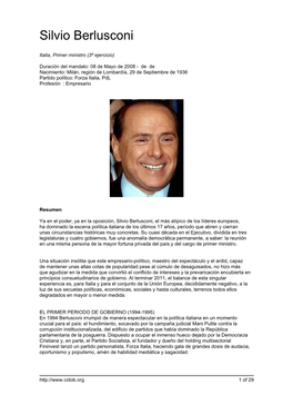 Silvio Berlusconi