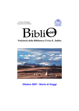 Biblionews Viaggi.Pub