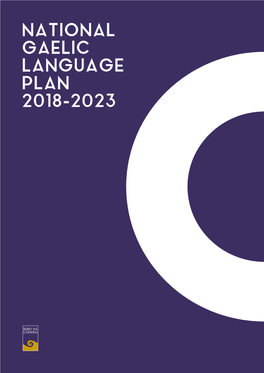 National Gaelic Language Plan - Overview 8 12 14