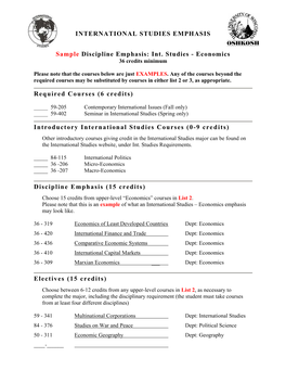 Economics Distribution