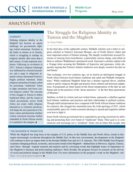 Middle East Program Analysis Paper