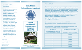 Greece Residential Improvement Program