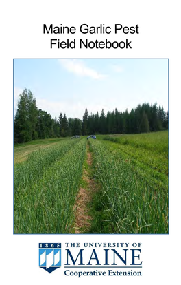 Maine Garlic Pest Field Notebook (PDF)