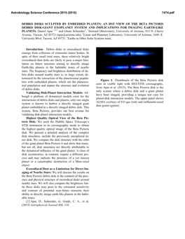 Debris Disks Sculpted by Embedded Planets: an Hst View of the Beta Pictoris Debris Disk-Giant Exoplanet System and Implications for Imaging Earth-Like Planets