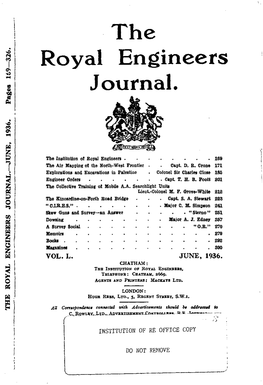 The Royal Engineers Journal