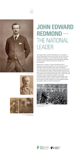 John Edward Redmond — the National Leader