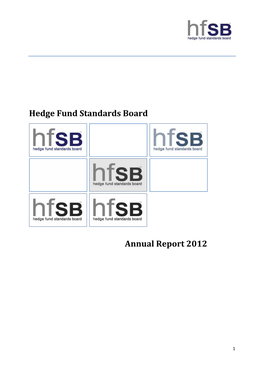 HFSB Annual Report