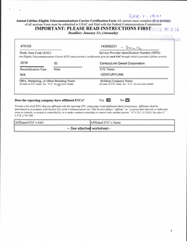 Centurylink Qwest Corporation