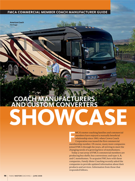 Coach Manufacturers and Custom Converters Showcase, 2008