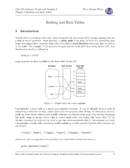 Chapter 5. Hash Tables