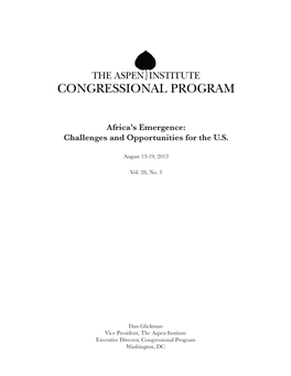 Congressional Program