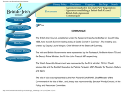 The British-Irish Council Website