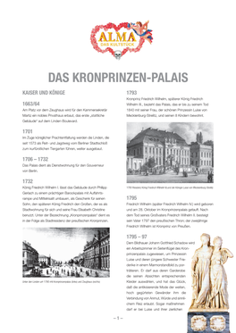 Das Kronprinzen-Palais