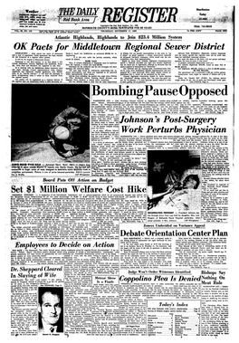 Bombing Pause Opposed