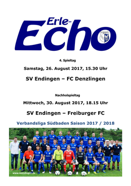 FC Denzlingen SV Endingen – Freiburger FC