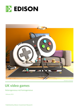 UK Video Games Heterogeneous Not Homogeneous