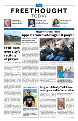 FFRF Sues Over City's Reciting of Prayer