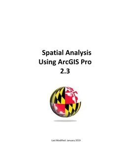 Spatial Analysis Tutorial Arcgis Pro