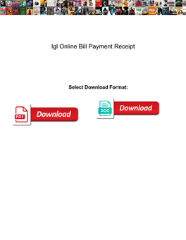 Igl Online Bill Payment Receipt