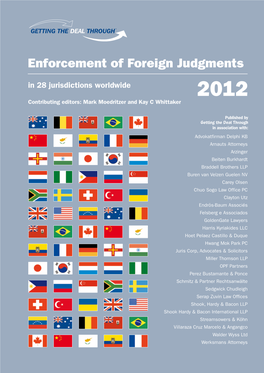 Enforcement of Foreign Judgments in South Africa