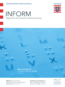 Inform 3-2019 Barrierefrei Final.Pdf (PDF / 4.74