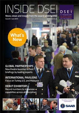 INSIDE DSEI News, Views and Insight from the Award Winning DSEI Issue 8 / June 2015