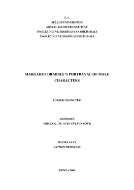 Margaret Drabble's Portrayal of Male