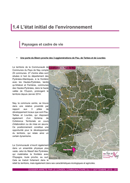 1.4 L'état Initial De L'environnement