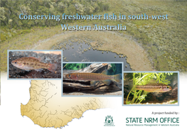 Conserving Freshwater Fish in South-West Western Australia