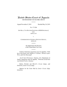 Reri Holdings I, Llc, Appellant